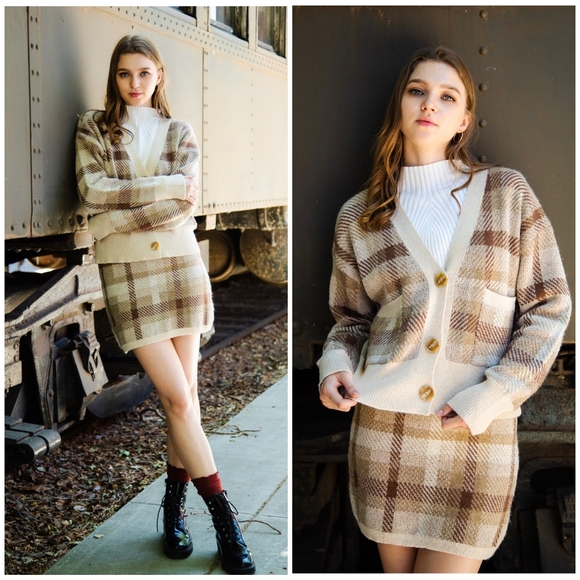 Very J Chic 2-Piece Sweater/Skirt Set - Picture 12 of 12